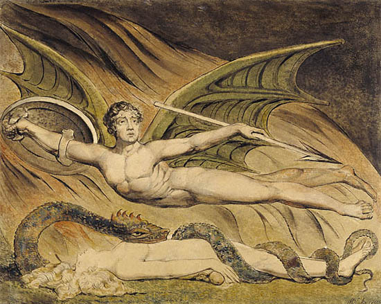 William Blake Satan Exulting Over Eve