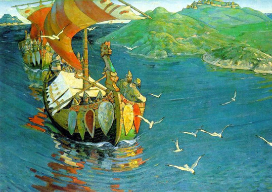 Roerich-Guests-from-Overseas