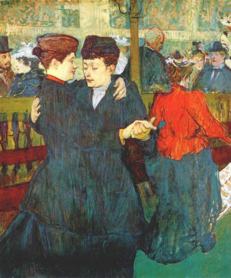 Toulouse Lautrec At the Moulin Rouge Two Women Waltzing