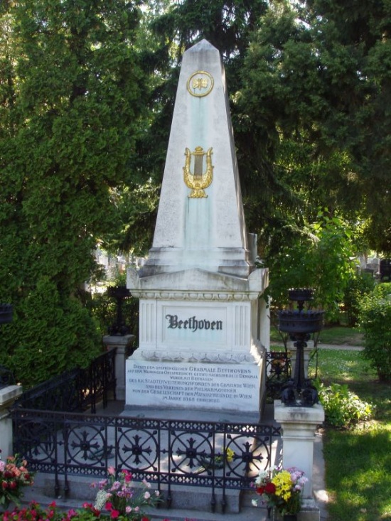 Beethoven's grave in Vienna
