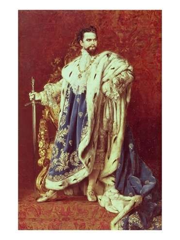 Ludwig II of Bavaria in all his finery